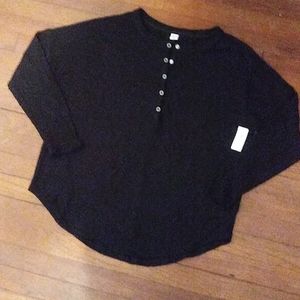 ❌❌BNWT❌❌ OLD NAVY BLACK WAFFLE SHIRT